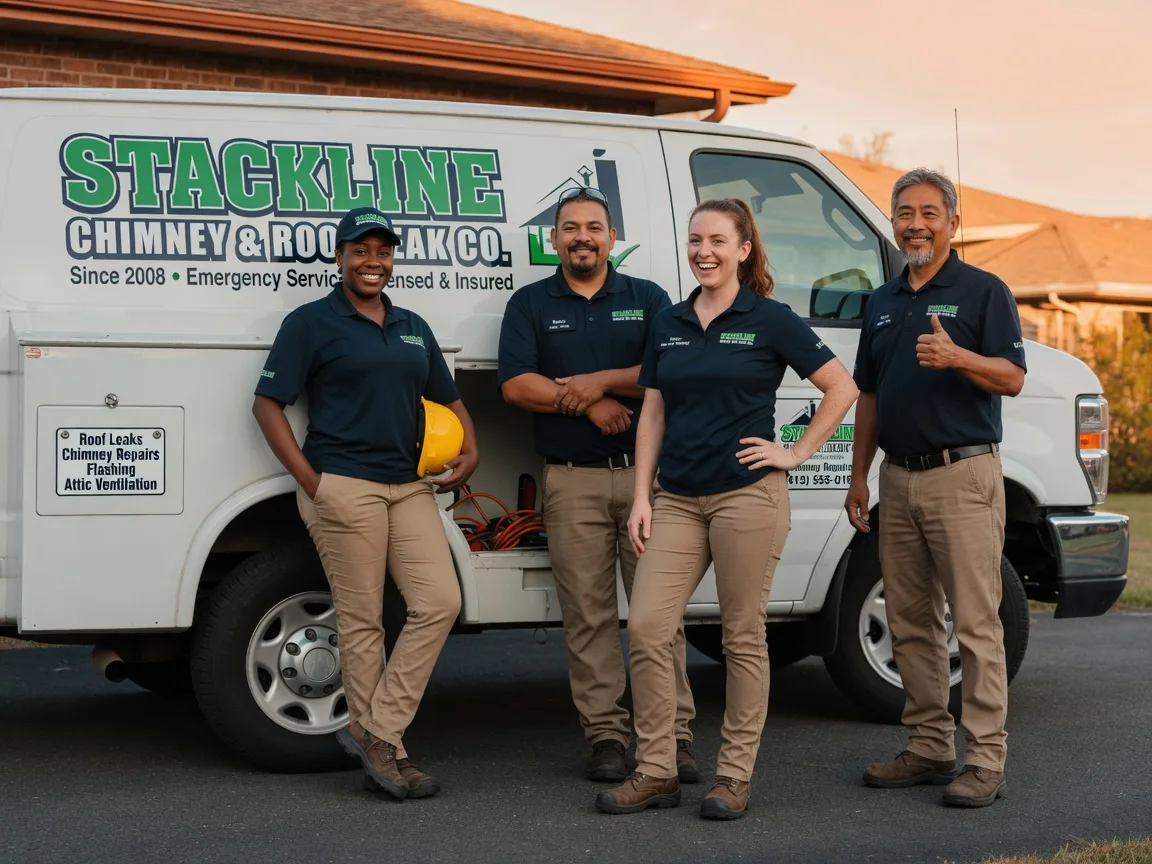 Chimney flashing repair company in Scotts, MI